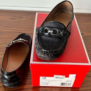 Black Coach Loafers for Women